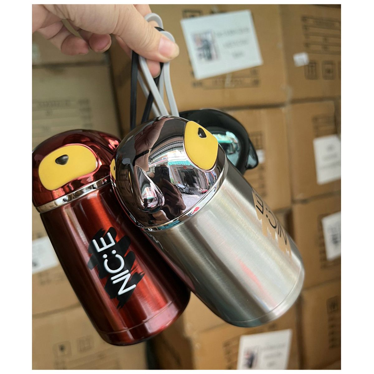 BÌNH CÚN SIÊU HOT GIỮ NHIỆT INOX 300ML